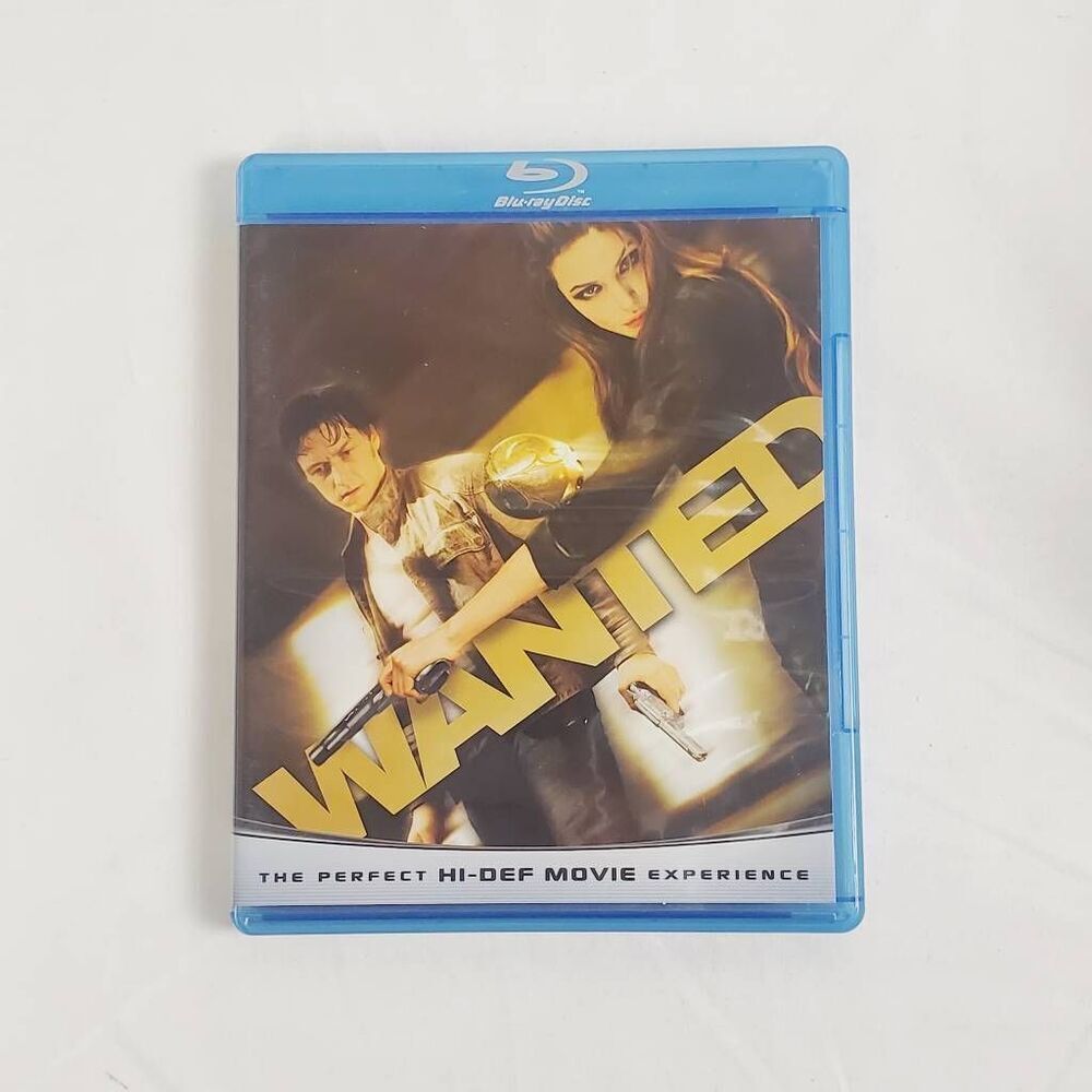Wanted Blu-ray Angelina Jolie James McAvoy (2008) Action Movie Universal